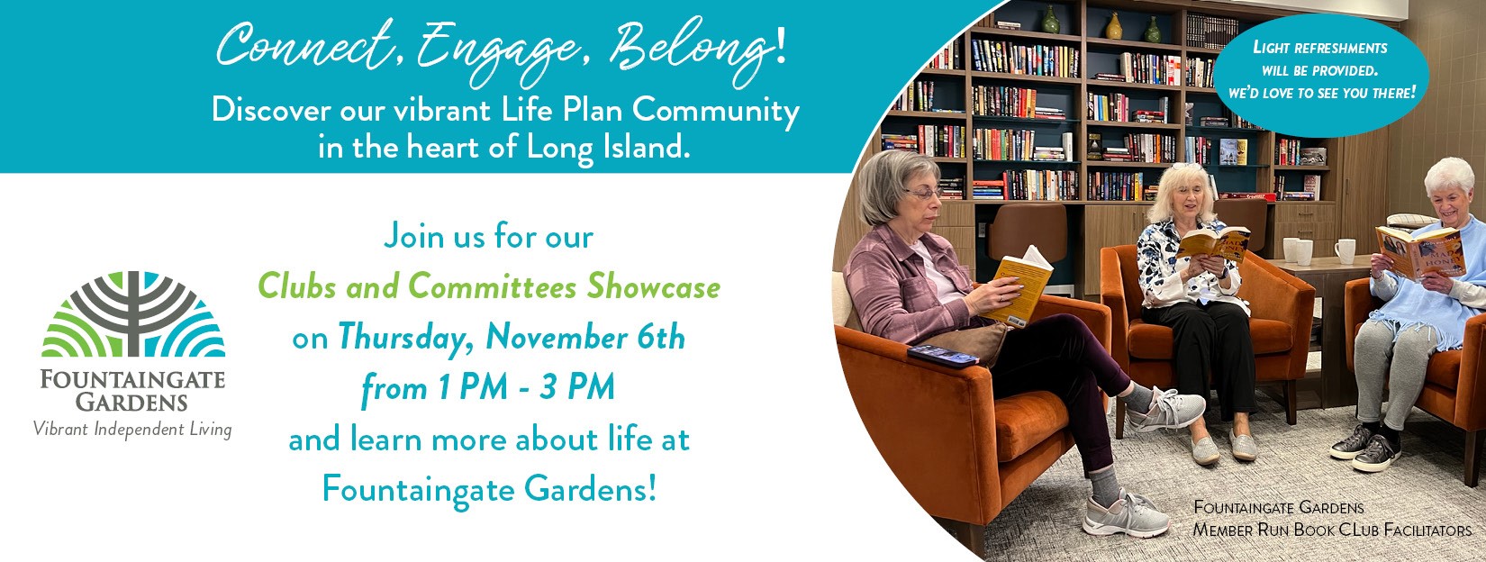 Attend Fountaingate Gardens' Clubs and Committees Event!