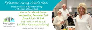 join us for brunch and learn about the ultimate in retirement living communities... Fountaingate Gardens!
